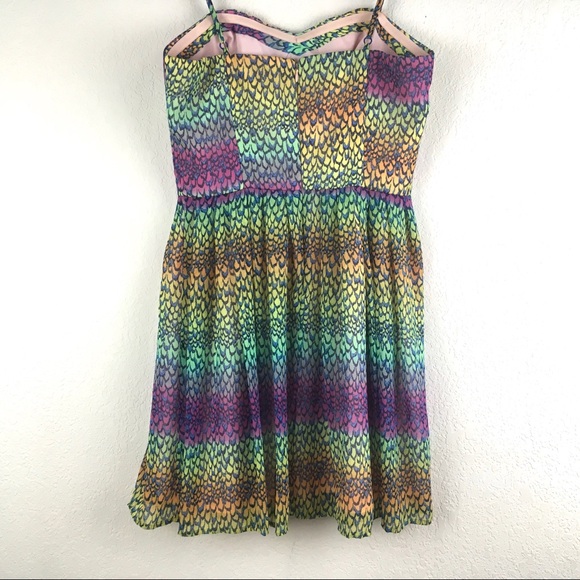 BB Dakota Neon Bustier Mermaid Dress - Picture 6 of 8